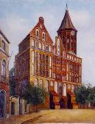 unknow artist European city landscape, street landsacpe, construction, frontstore, building and architecture. 135 Germany oil painting artist